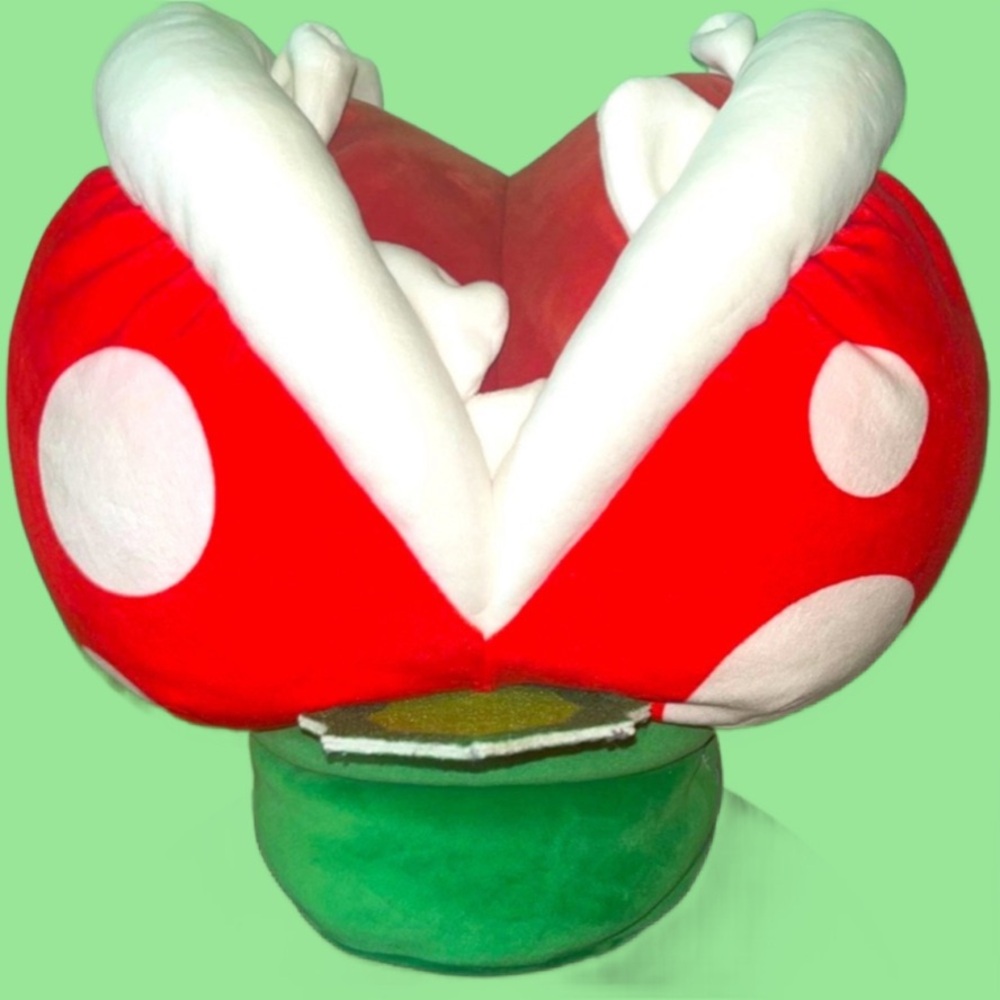 MASSIVE Mario flower chomping plush